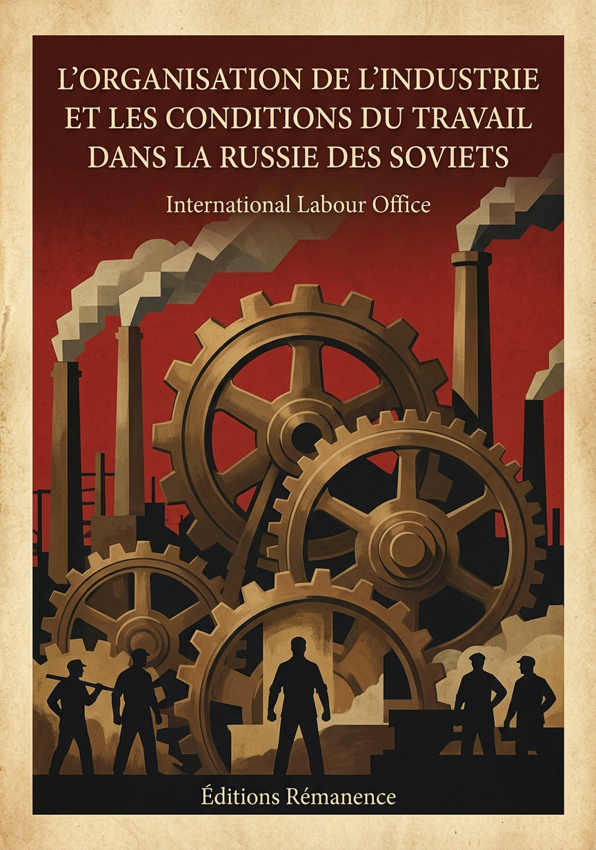 L'organisation de l'industrie et les conditions du travail dans la Russie des Soviets - International Labour Office (Couverture)