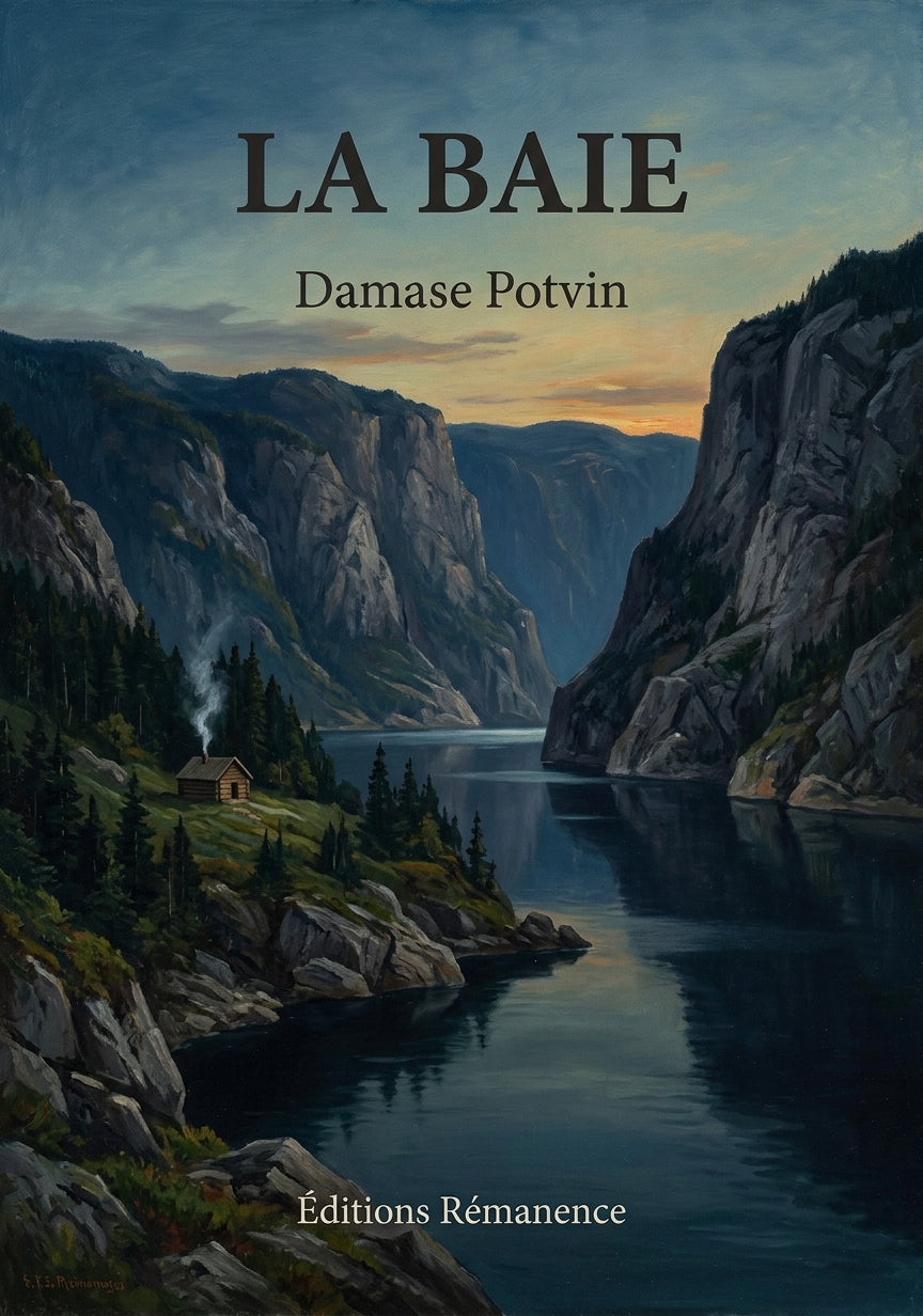 Livre La Baie par Damase Potvin - Couverture - Editions Remanence