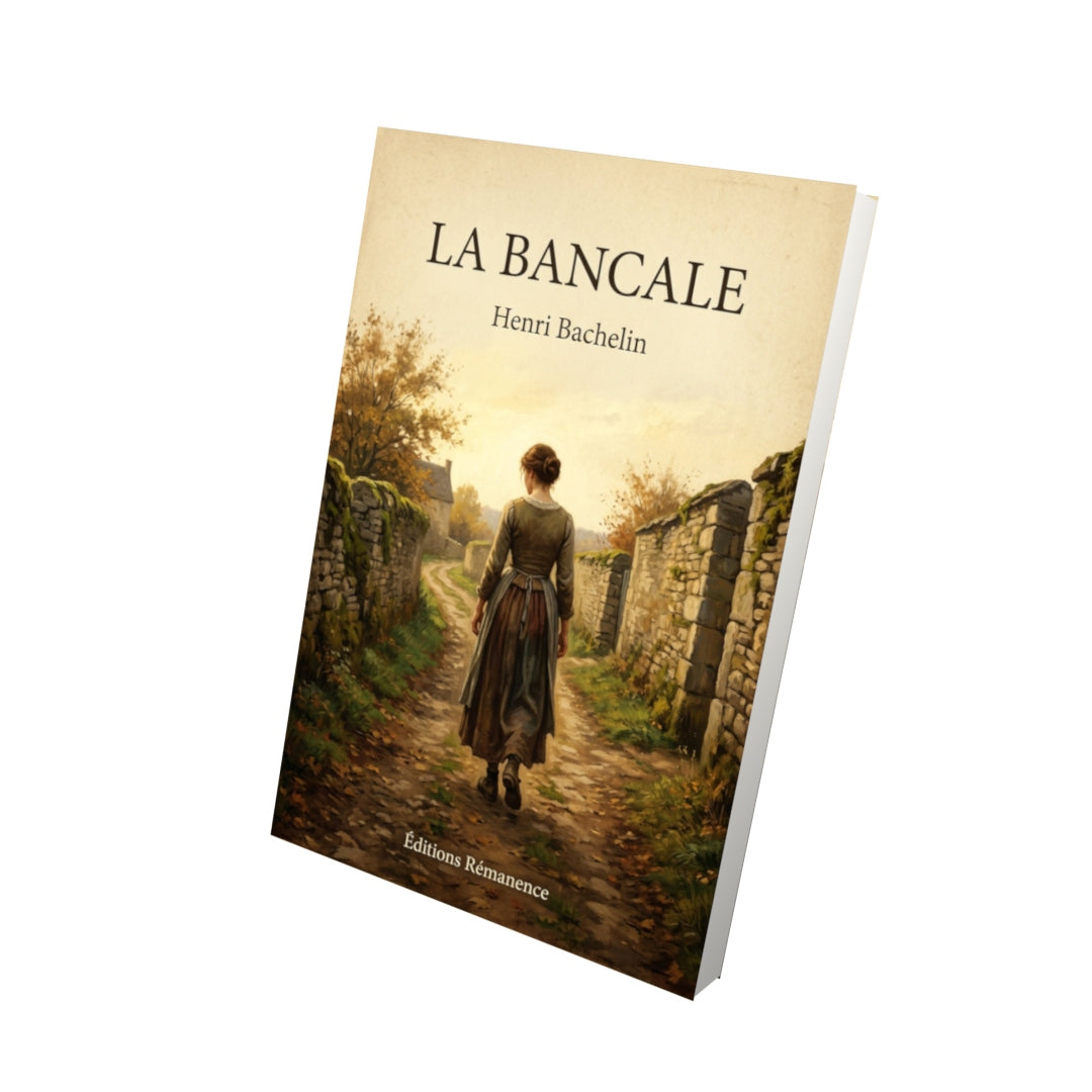 Livre La bancale - Henri Bachelin - Vue 3D - Editions Remanence