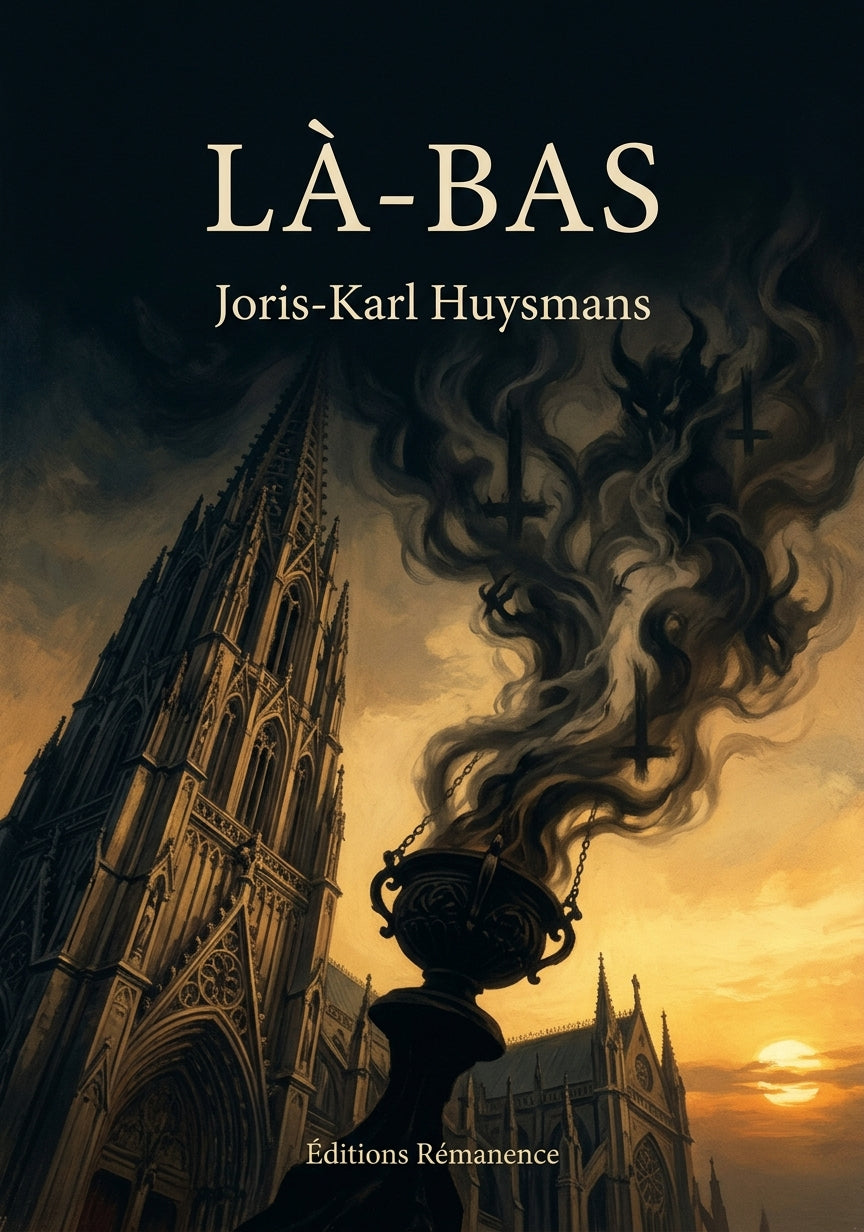 Livre Là-bas par Joris-Karl Huysmans - Couverture - Editions Remanence