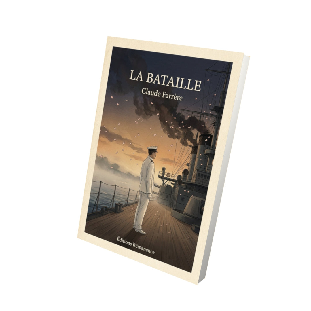 Livre La Bataille - Claude Farrère - Vue 3D - Editions Remanence