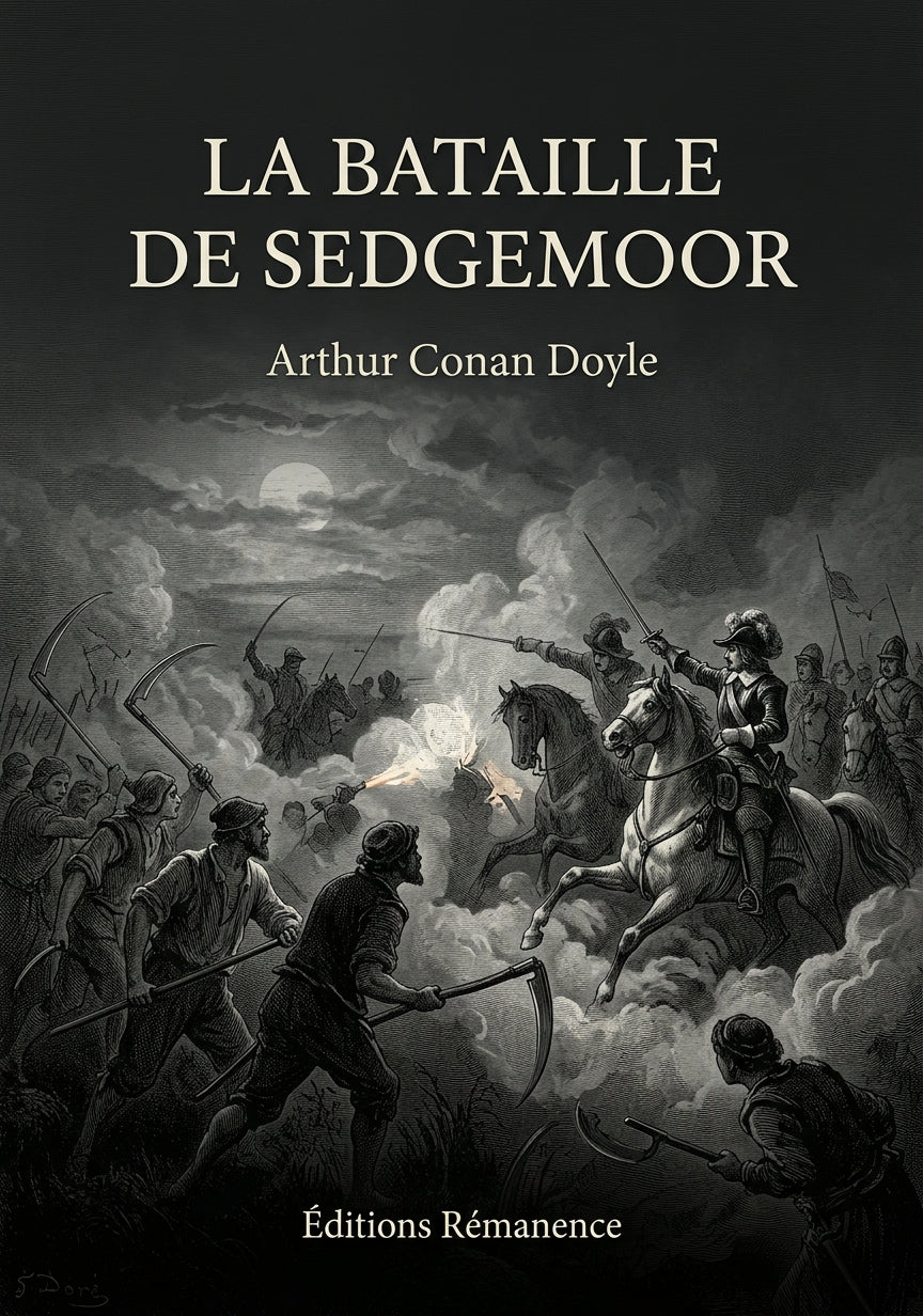 Livre La Bataille de Sedgemoor par Arthur Conan Doyle - Couverture - Editions Remanence