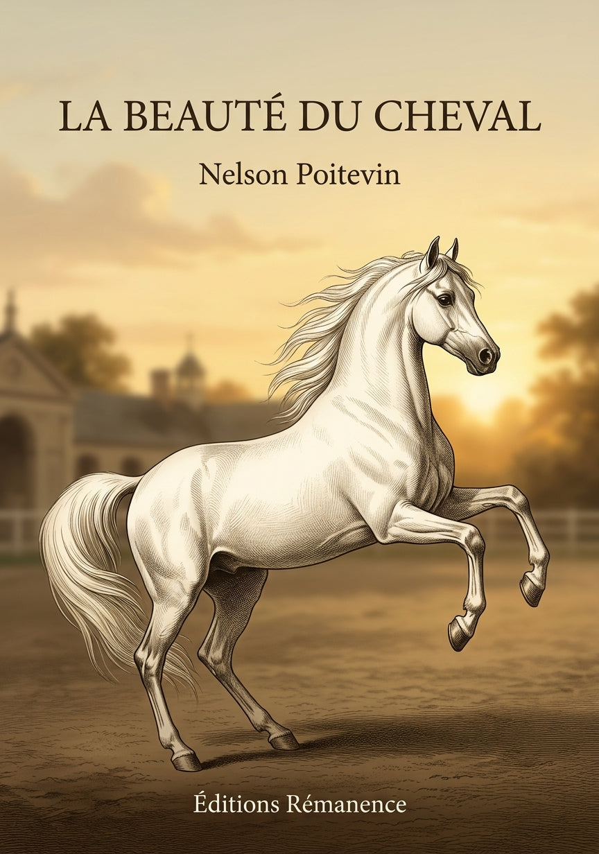 Livre La Beauté du cheval par Nelson Poitevin - Couverture - Editions Remanence