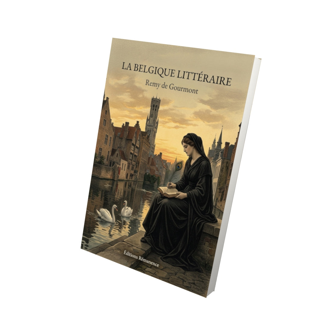 Livre La Belgique Littéraire par Remy de Gourmont - Vue 3D - Editions Remanence