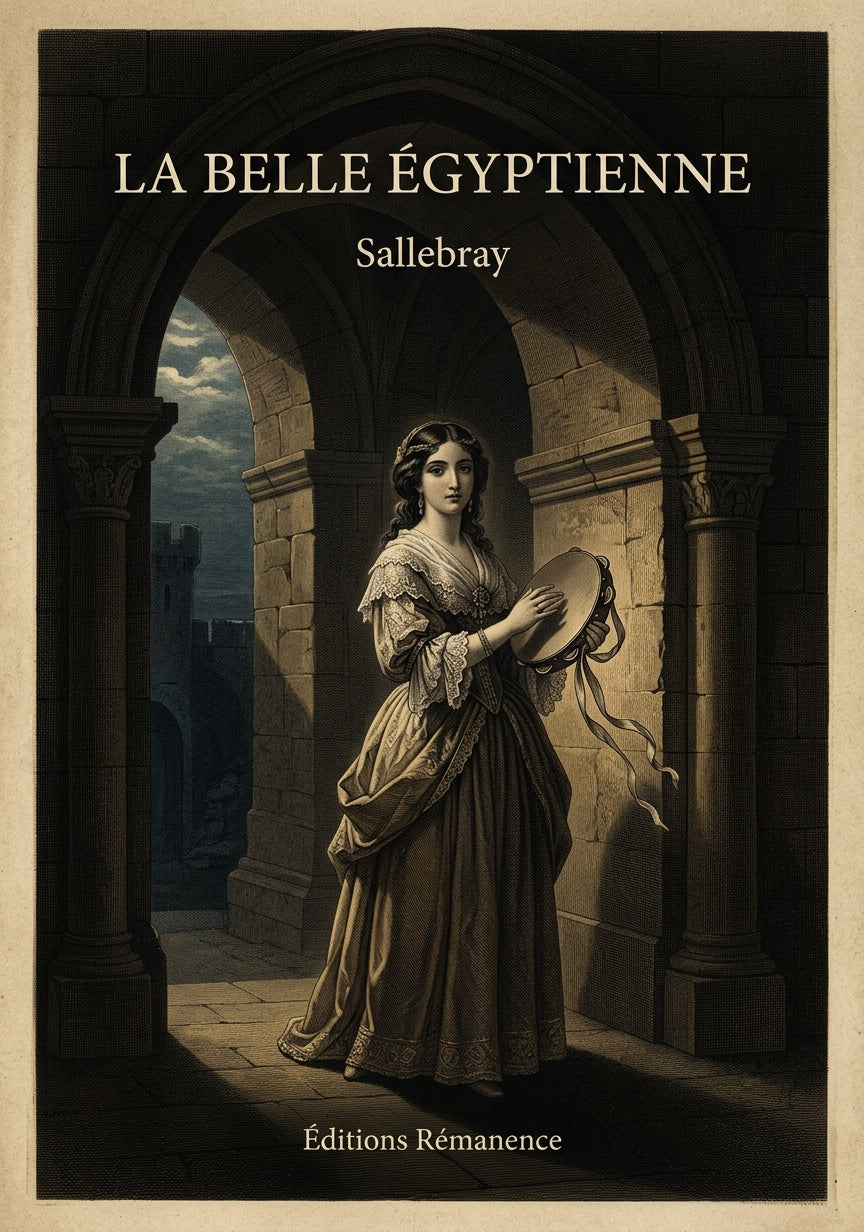 Livre La Belle égyptienne par Sallebray - Couverture - Editions Remanence