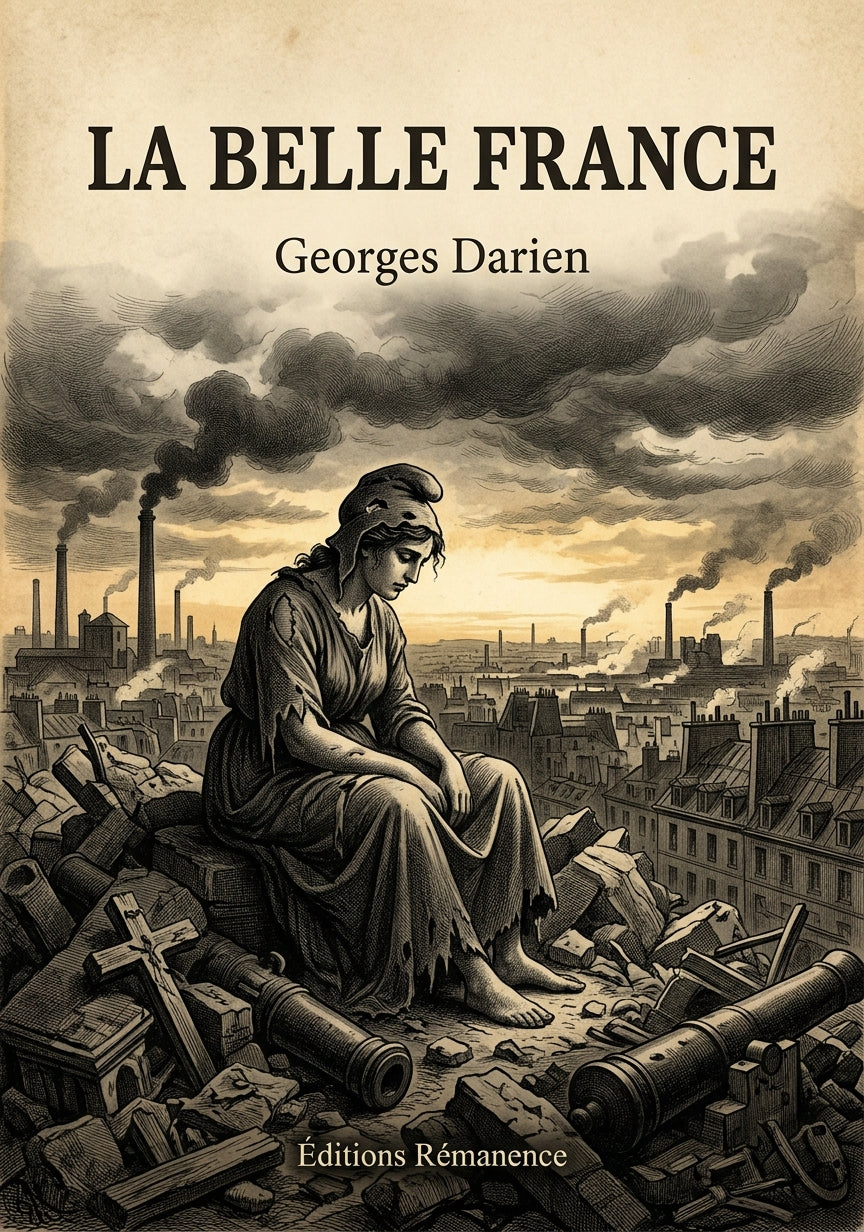 Livre La Belle France par Georges Darien - Couverture - Editions Remanence