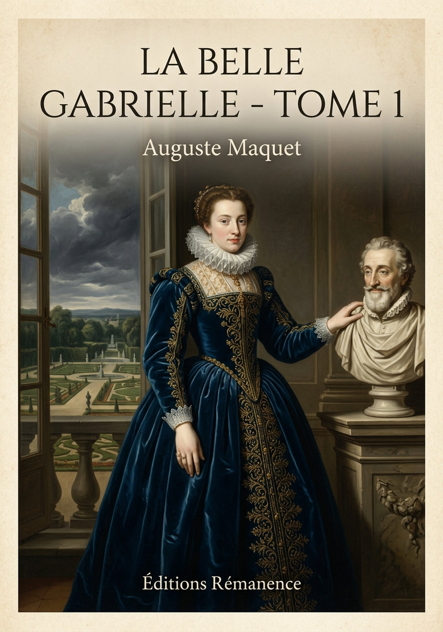 La belle Gabrielle - Tome 1 - Auguste Maquet (Couverture)