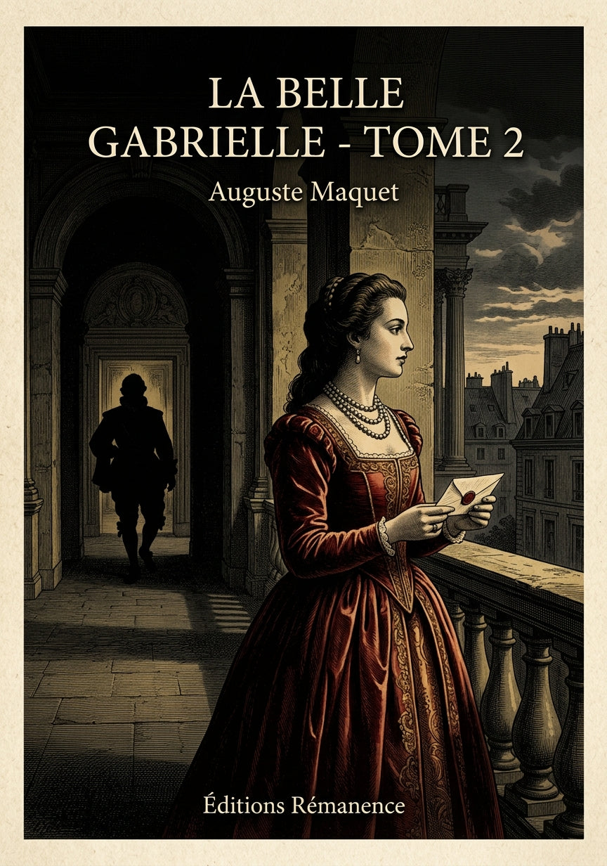La belle Gabrielle - Tome 2 - Auguste Maquet (Couverture)
