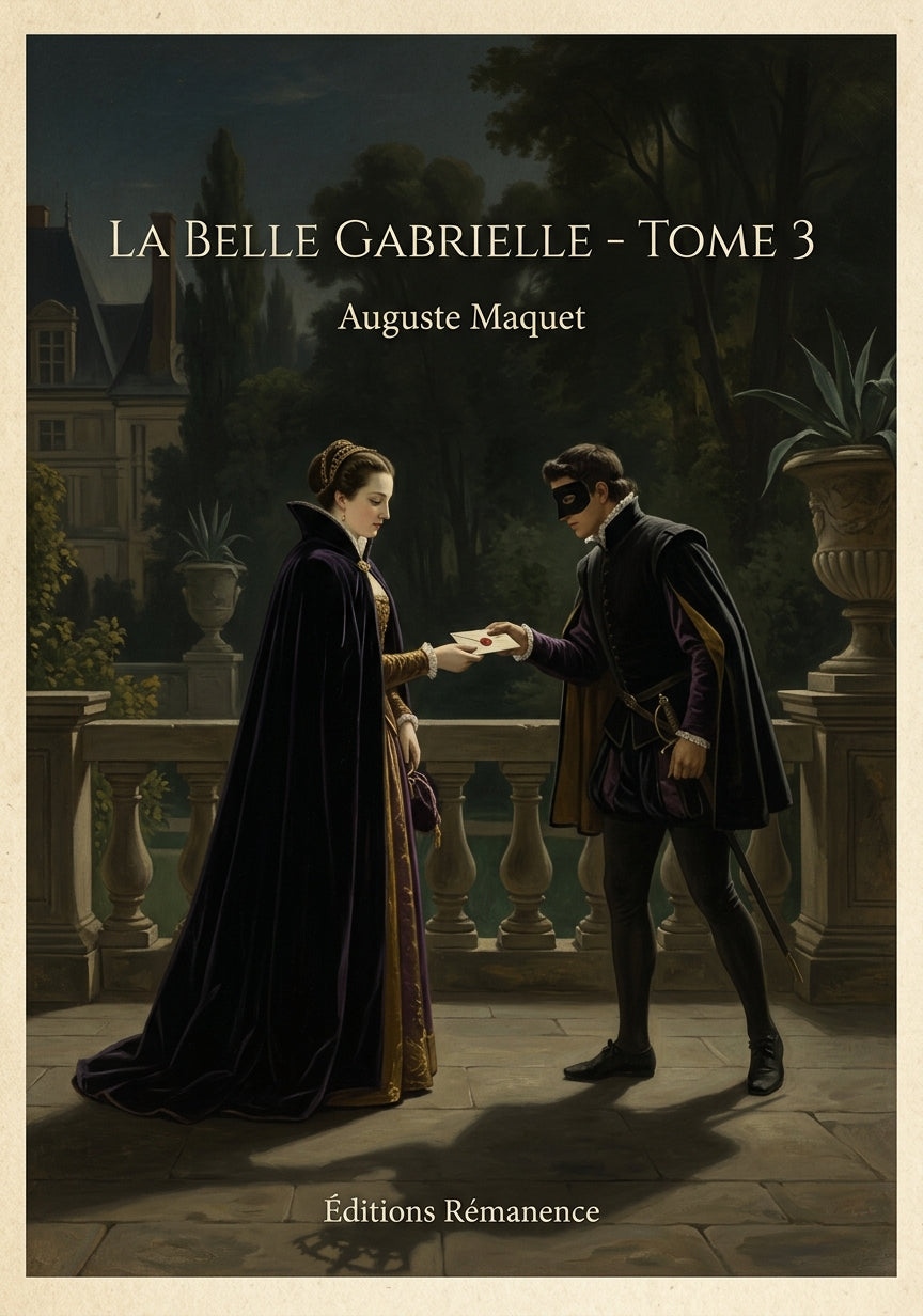 La belle Gabrielle - Tome 3 - Auguste Maquet (Couverture)