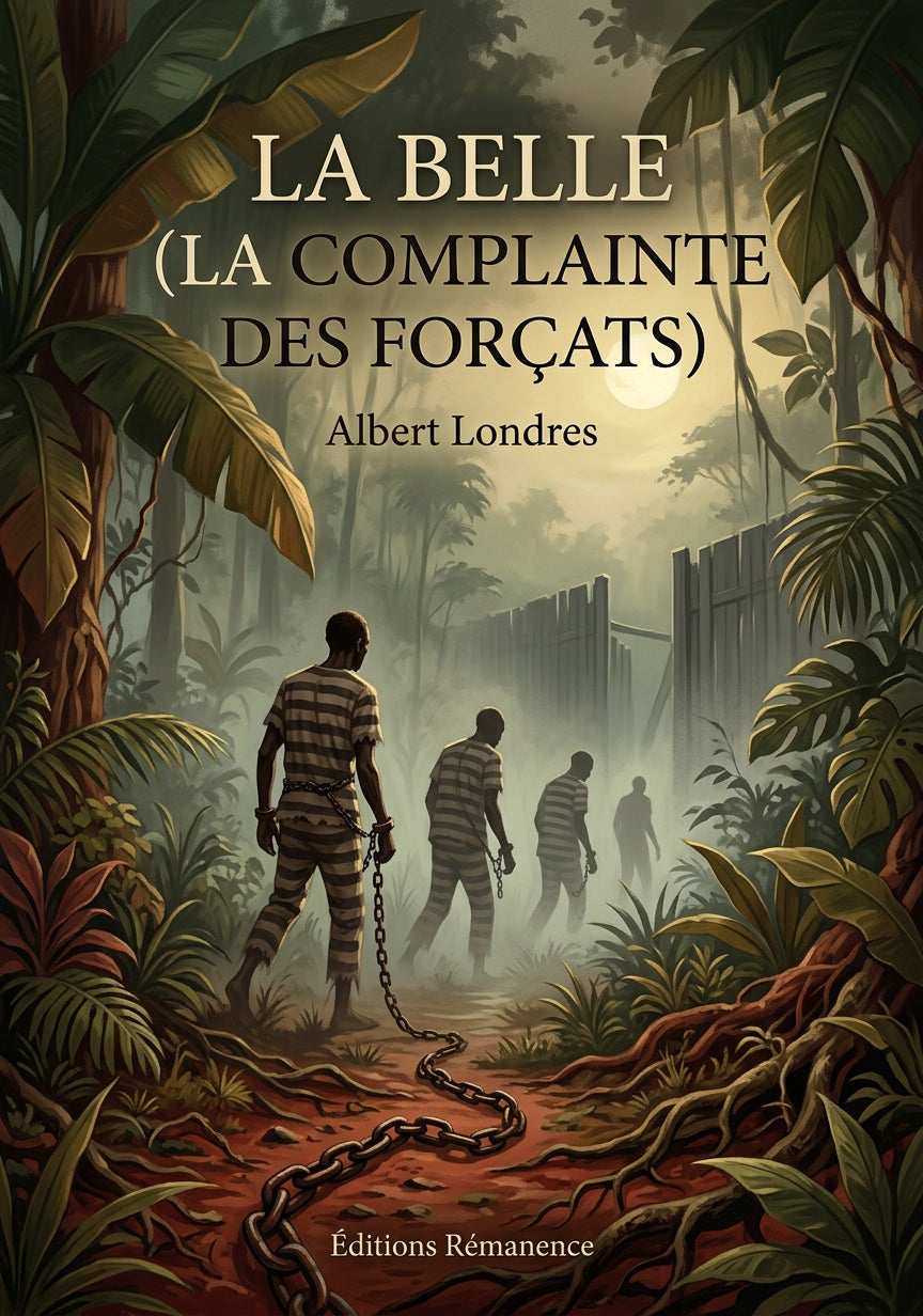 Livre La Belle (la Complainte des forçats) par Albert Londres - Couverture - Editions Remanence