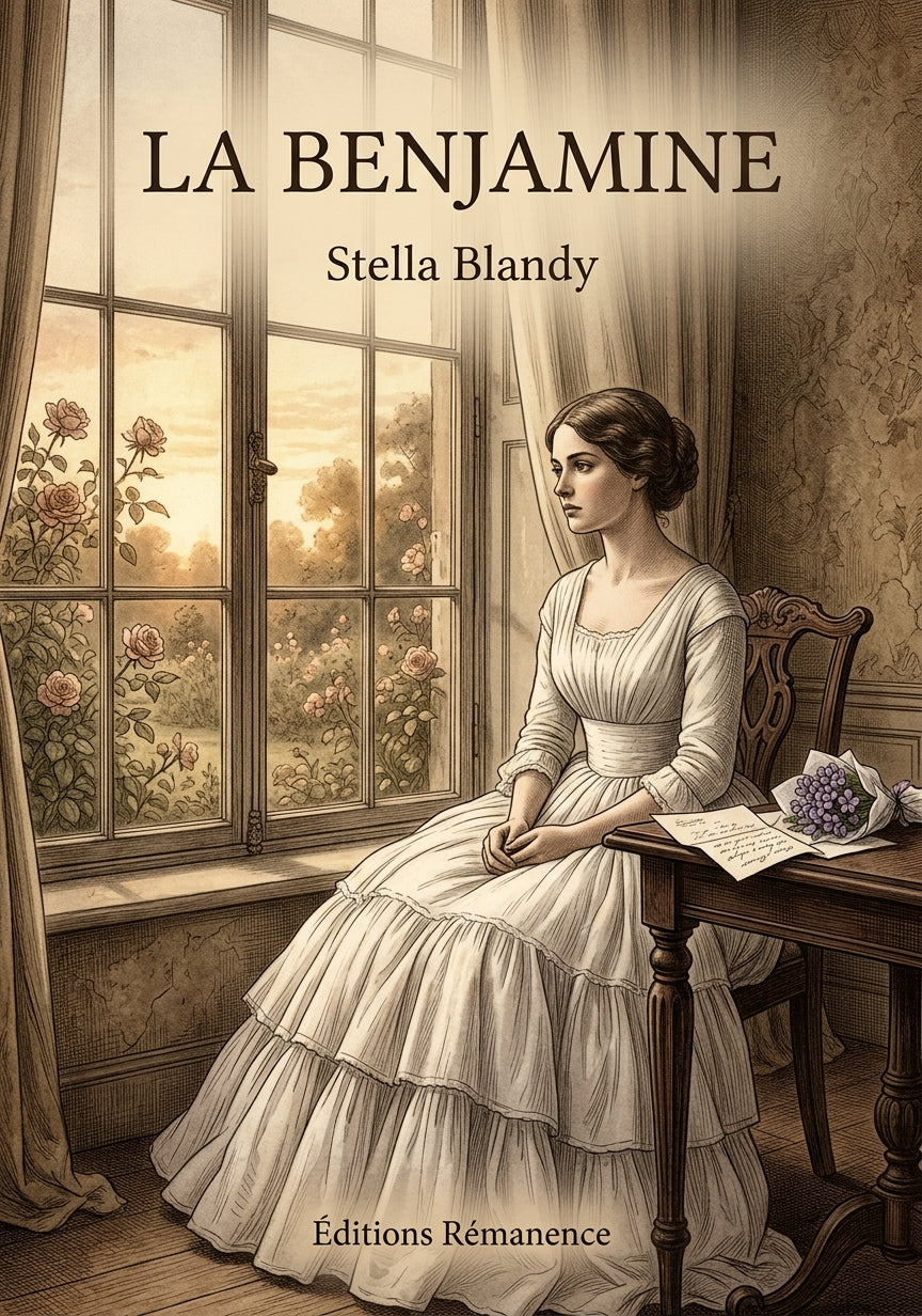 Livre La Benjamine par Stella Blandy - Couverture - Editions Remanence