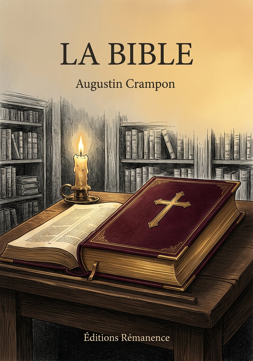 Livre La Bible par Augustin Crampon - Couverture - Editions Remanence