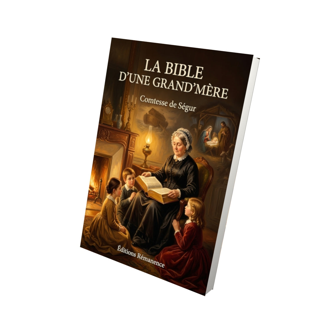 Livre La Bible d’une grand’mère par Comtesse de Ségur - Vue 3D - Editions Remanence