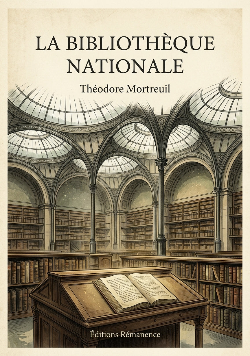 La bibliothèque nationale - Théodore Mortreuil (Couverture)