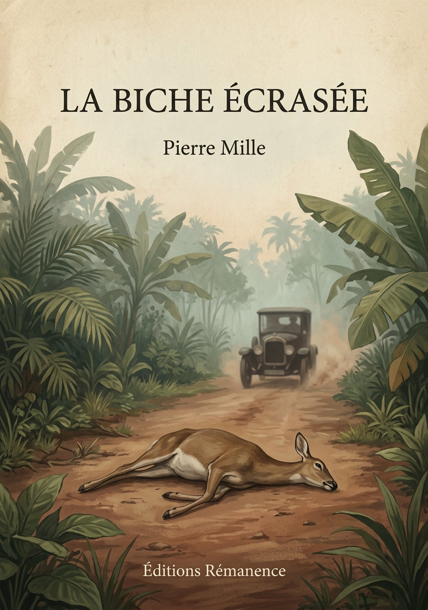 La biche écrasée - Pierre Mille (Couverture)