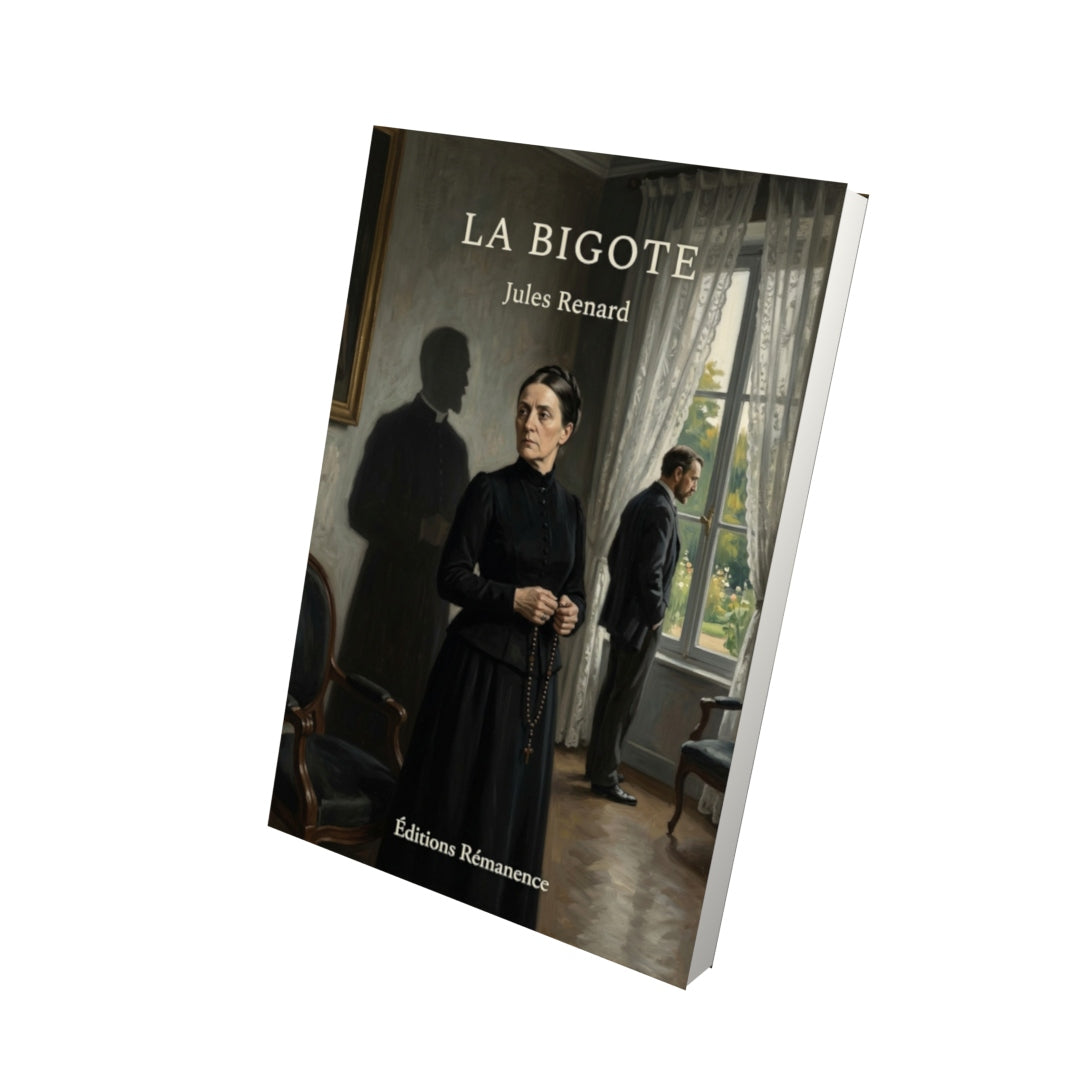 Livre La Bigote par Jules Renard - Vue 3D - Editions Remanence