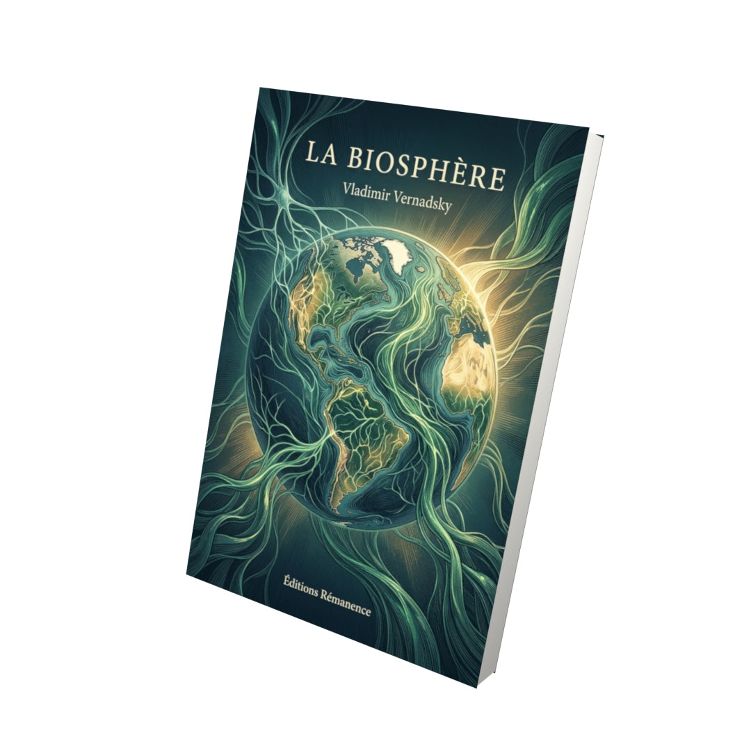 Livre La Biosphère par Vladimir Vernadsky - Vue 3D - Editions Remanence