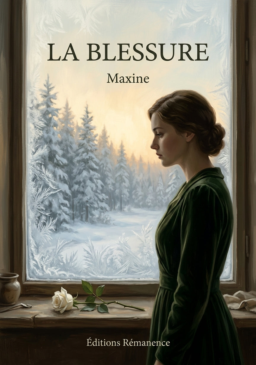 Livre La blessure par Maxine - Couverture - Editions Remanence