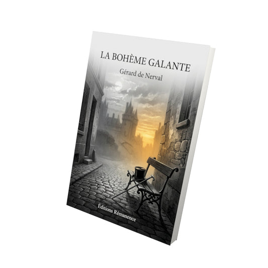 Livre La Bohème galante par Gérard de Nerval - Vue 3D - Editions Remanence