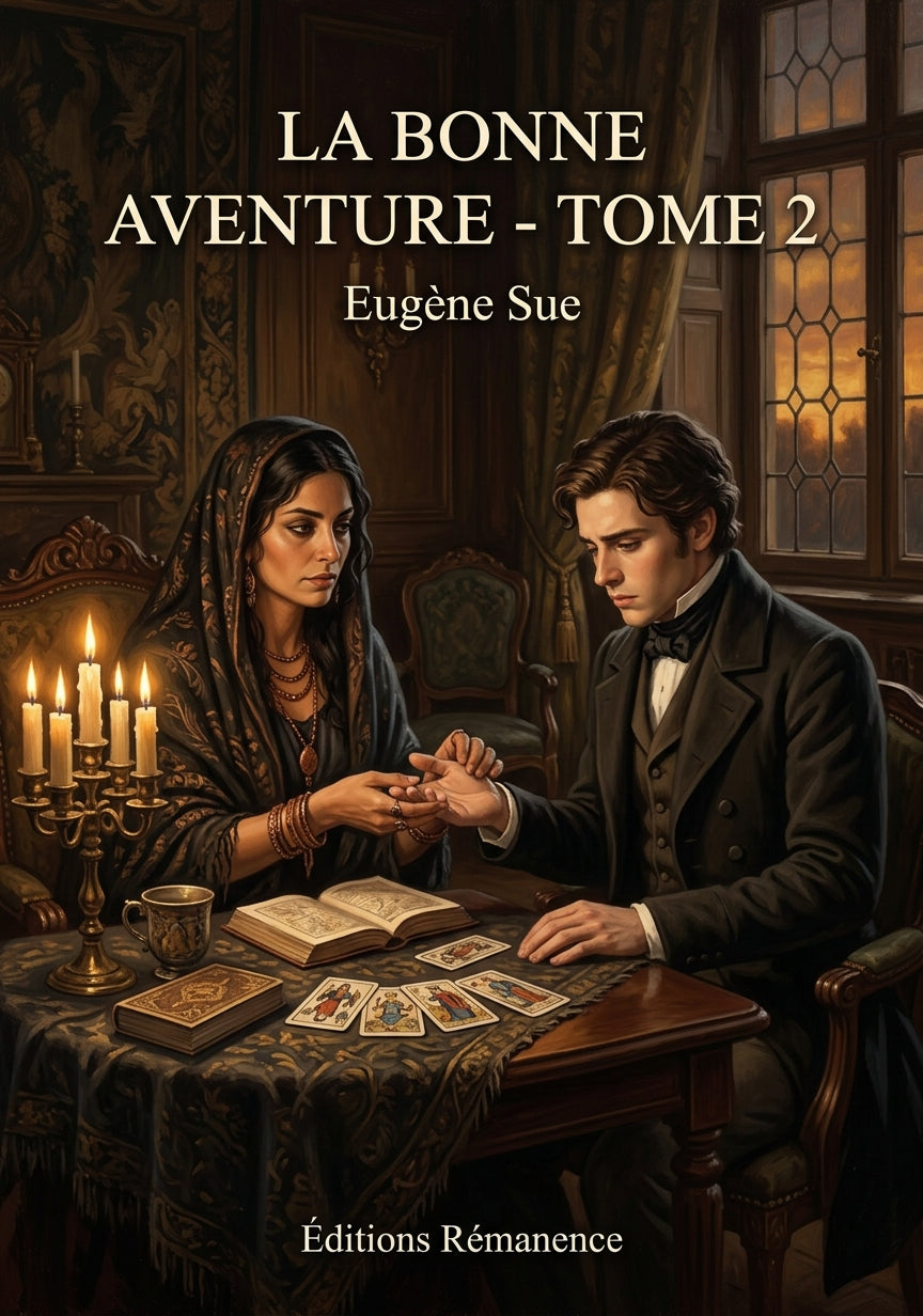 Livre La Bonne aventure - Tome 2 par Eugène Sue - Couverture - Editions Remanence