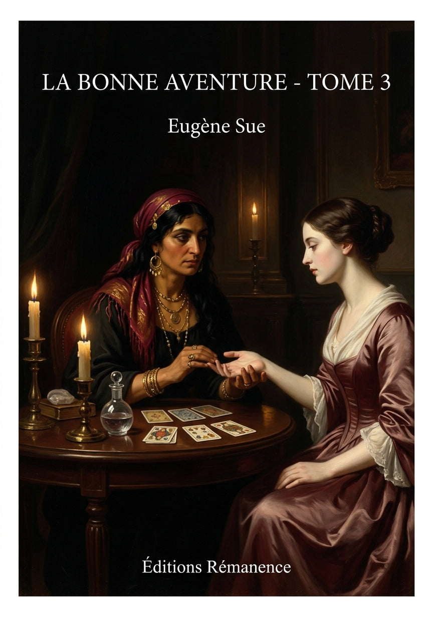 Livre La Bonne aventure - Tome 3 par Eugène Sue - Couverture - Editions Remanence