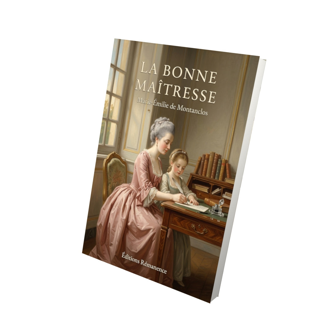 Livre La Bonne Maîtresse par Marie-Émilie de Montanclos - Vue 3D - Editions Remanence