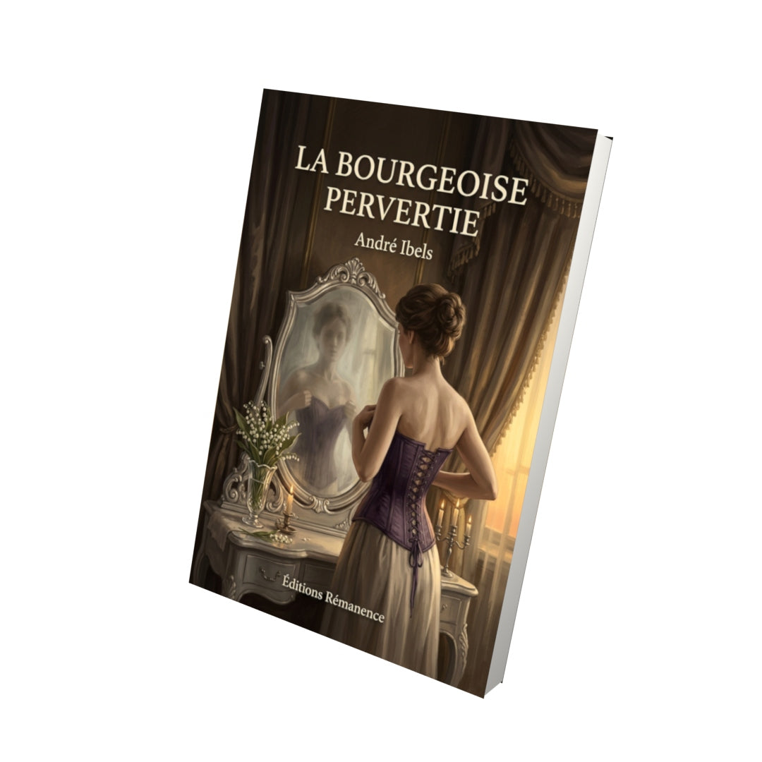 Livre La Bourgeoise pervertie par André Ibels - Vue 3D - Editions Remanence