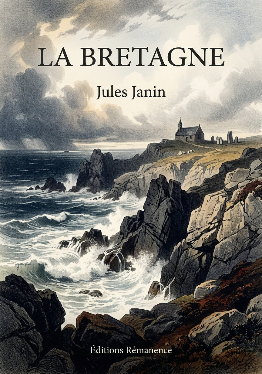 Livre La Bretagne par Jules Janin - Couverture - Editions Remanence