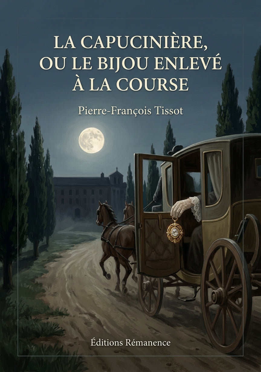 Livre La Capucinière, ou le bijou enlevé à la course par Pierre-François Tissot - Couverture - Editions Remanence