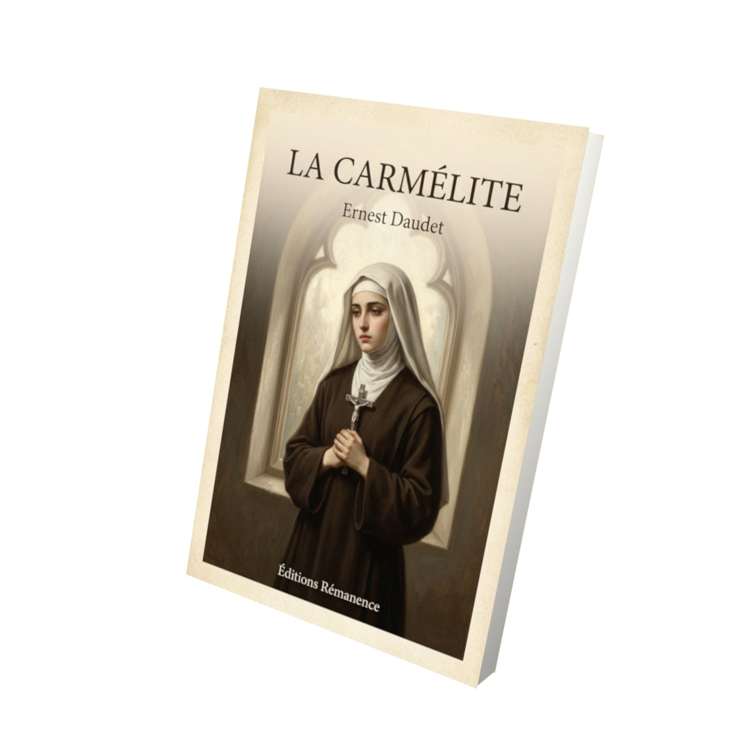 Livre La Carmélite - Ernest Daudet - Vue 3D - Editions Remanence