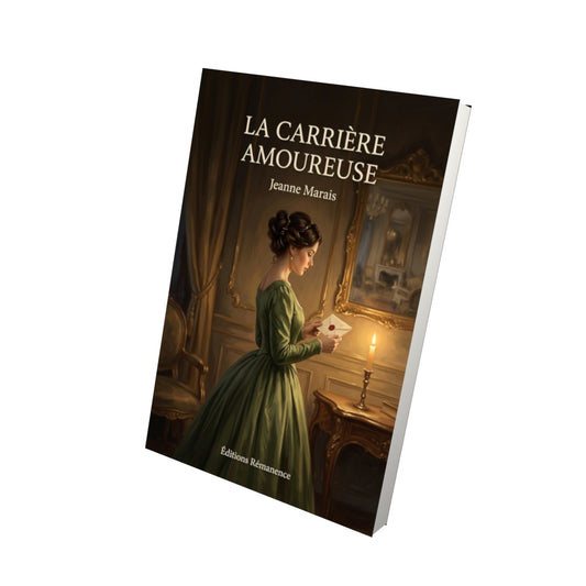 Livre La Carrière amoureuse par Jeanne Marais - Vue 3D - Editions Remanence