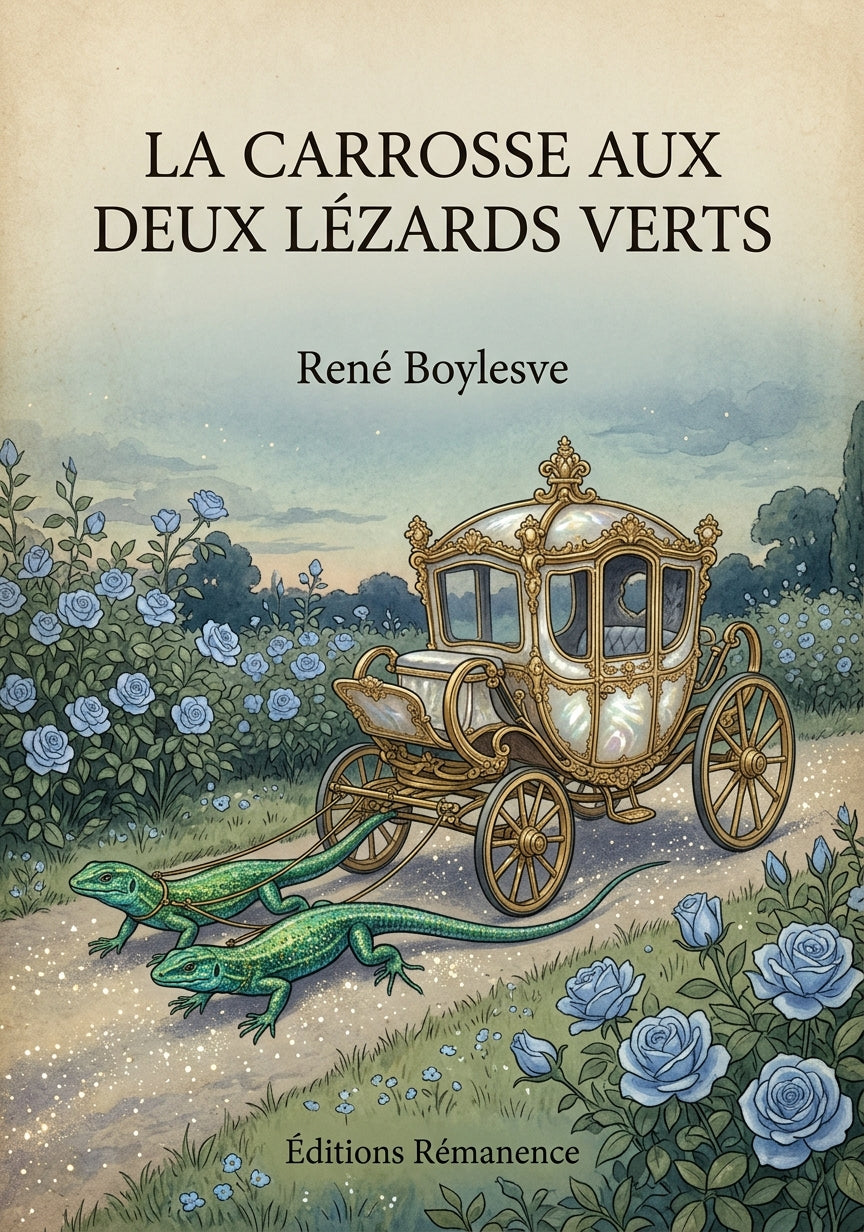 La carrosse aux deux lézards verts - René Boylesve (Couverture)