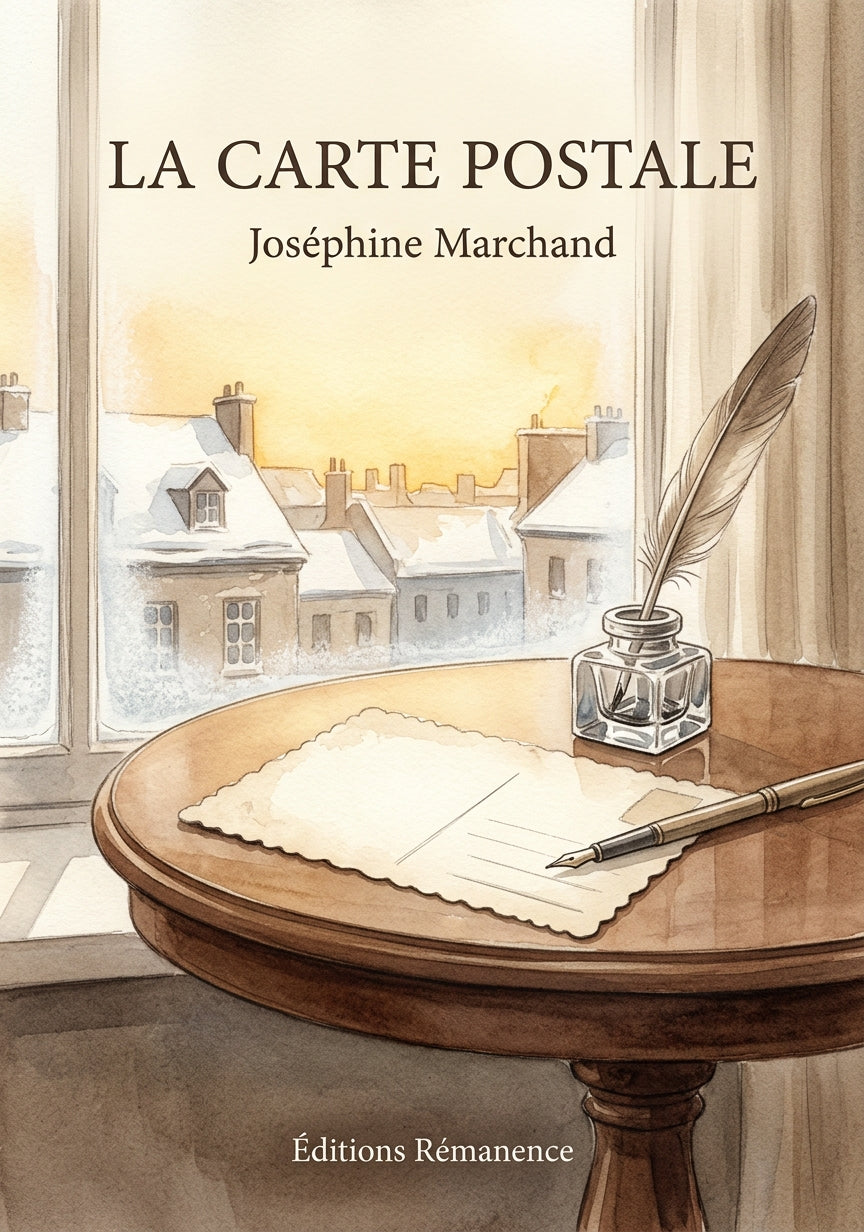 Livre La carte postale par Joséphine Marchand - Couverture - Editions Remanence
