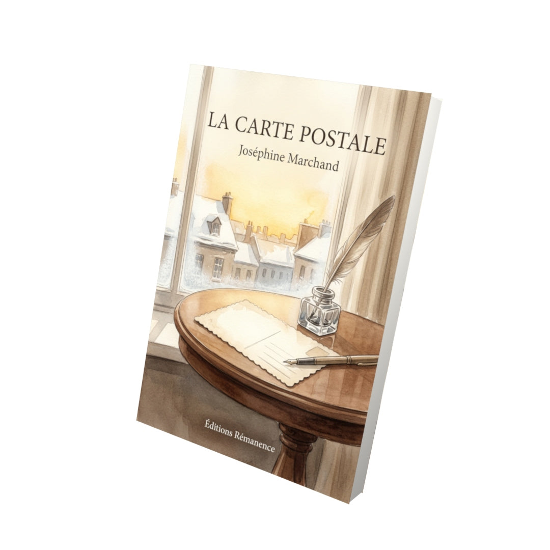 Livre La carte postale par Joséphine Marchand - Vue 3D - Editions Remanence