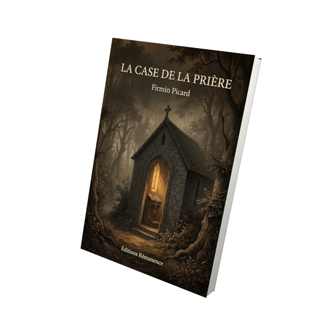 Livre La case de la prière par Firmin Picard - Vue 3D - Editions Remanence