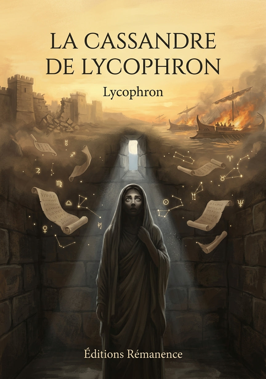 Livre La Cassandre de Lycophron par Lycophron - Couverture - Editions Remanence