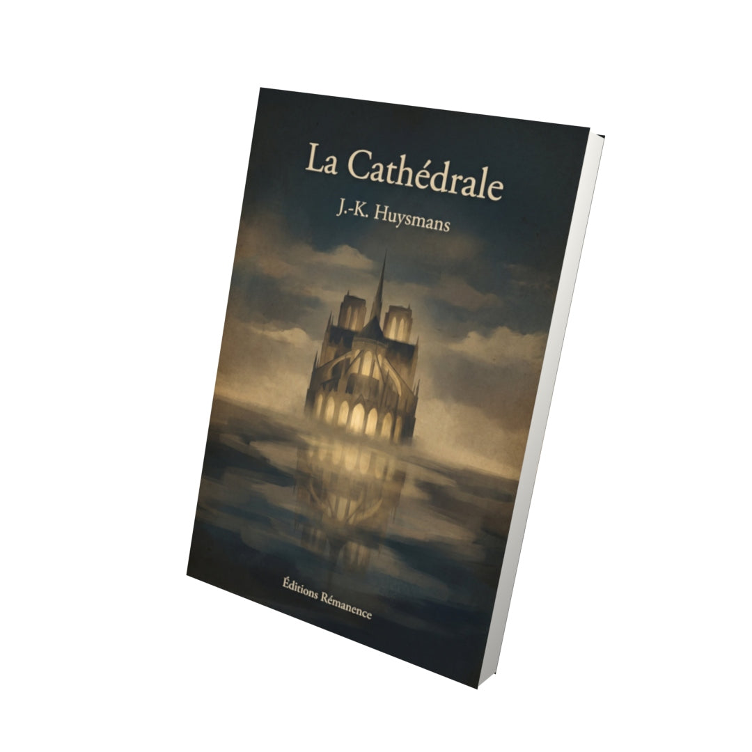 Livre La Cathédrale – J.-K. Huysmans - Vue 3D - Editions Remanence