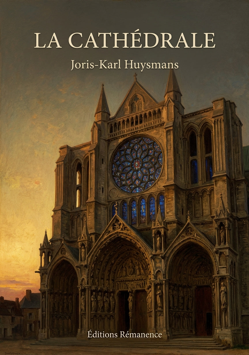 Livre La Cathédrale par Joris-Karl Huysmans - Couverture - Editions Remanence