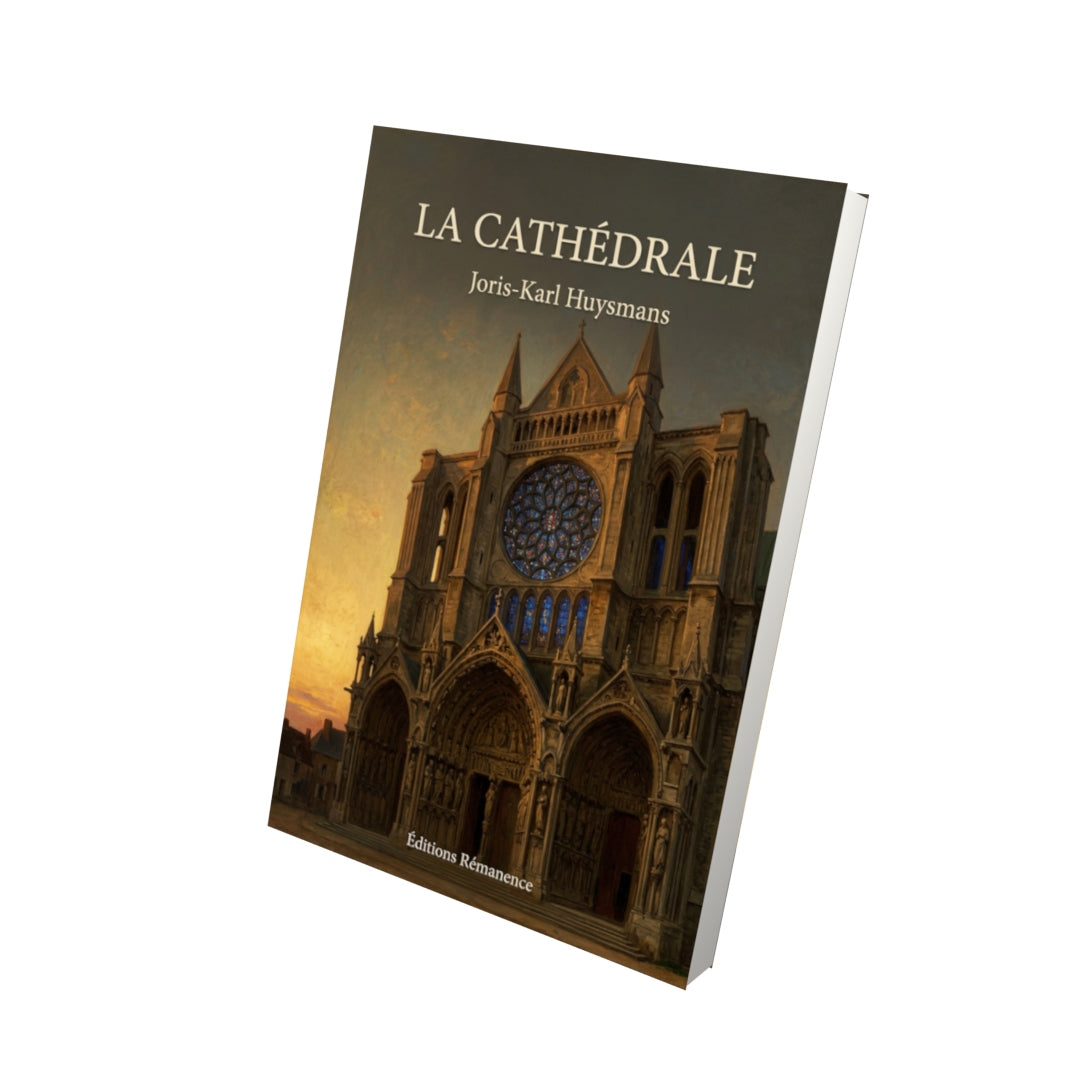 Livre La Cathédrale par Joris-Karl Huysmans - Vue 3D - Editions Remanence
