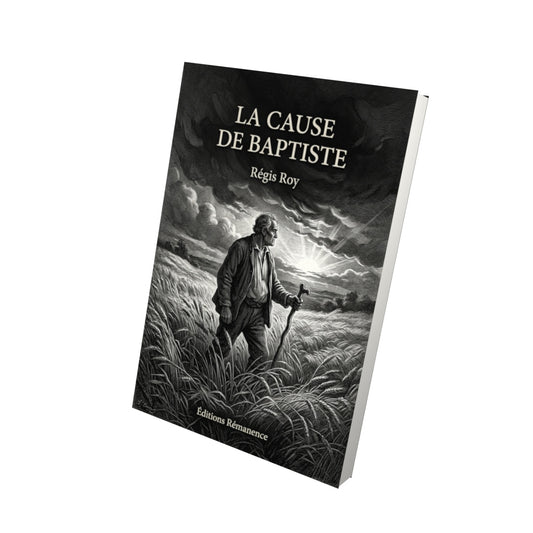 Livre La cause de Baptiste par Régis Roy - Vue 3D - Editions Remanence