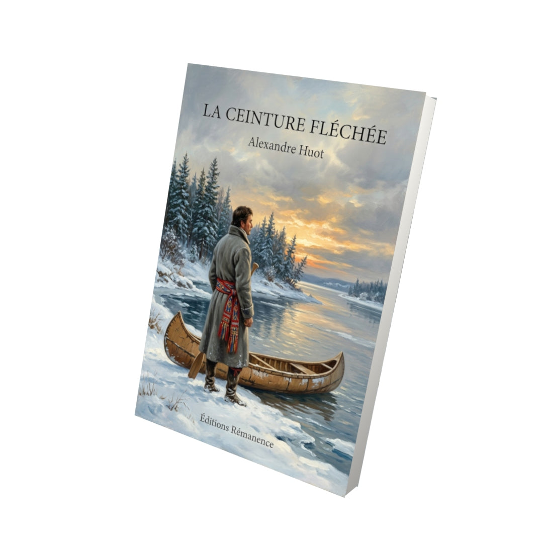 Livre La ceinture fléchée par Alexandre Huot - Vue 3D - Editions Remanence