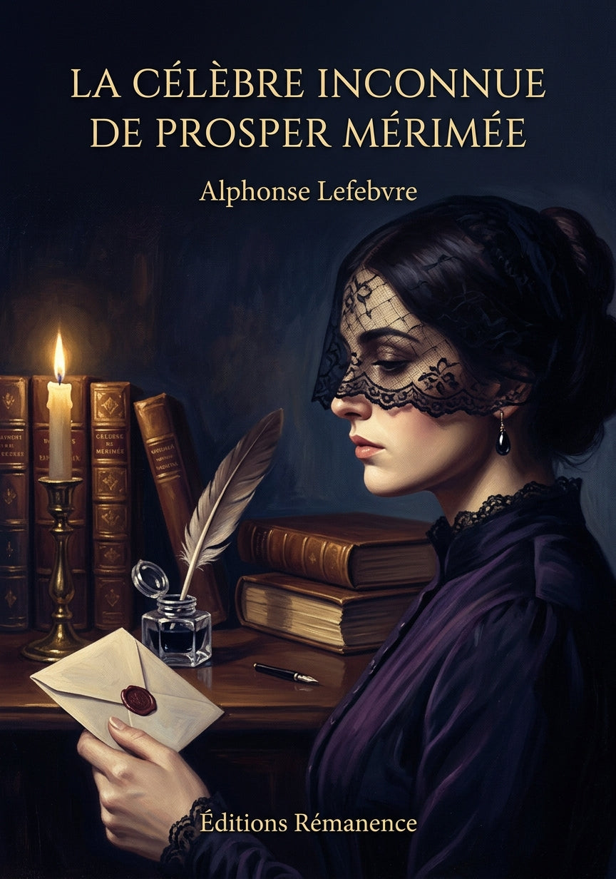 Livre La Célèbre Inconnue de Prosper Mérimée par Alphonse Lefebvre - Couverture - Editions Remanence