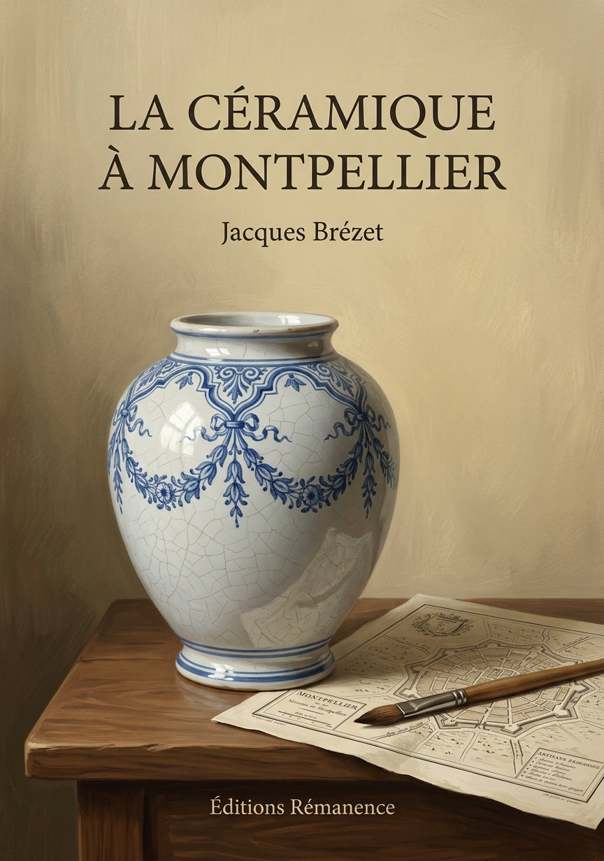 Livre La Céramique à Montpellier par Jacques Brézet - Couverture - Editions Remanence