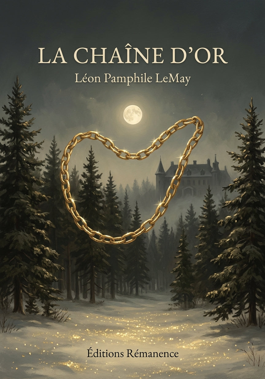 Livre La Chaîne d’or par Léon Pamphile LeMay - Couverture - Editions Remanence