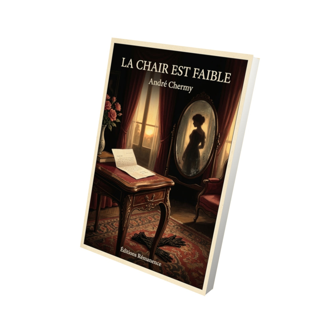 Livre La Chair est faible par André Chermy - Vue 3D - Editions Remanence