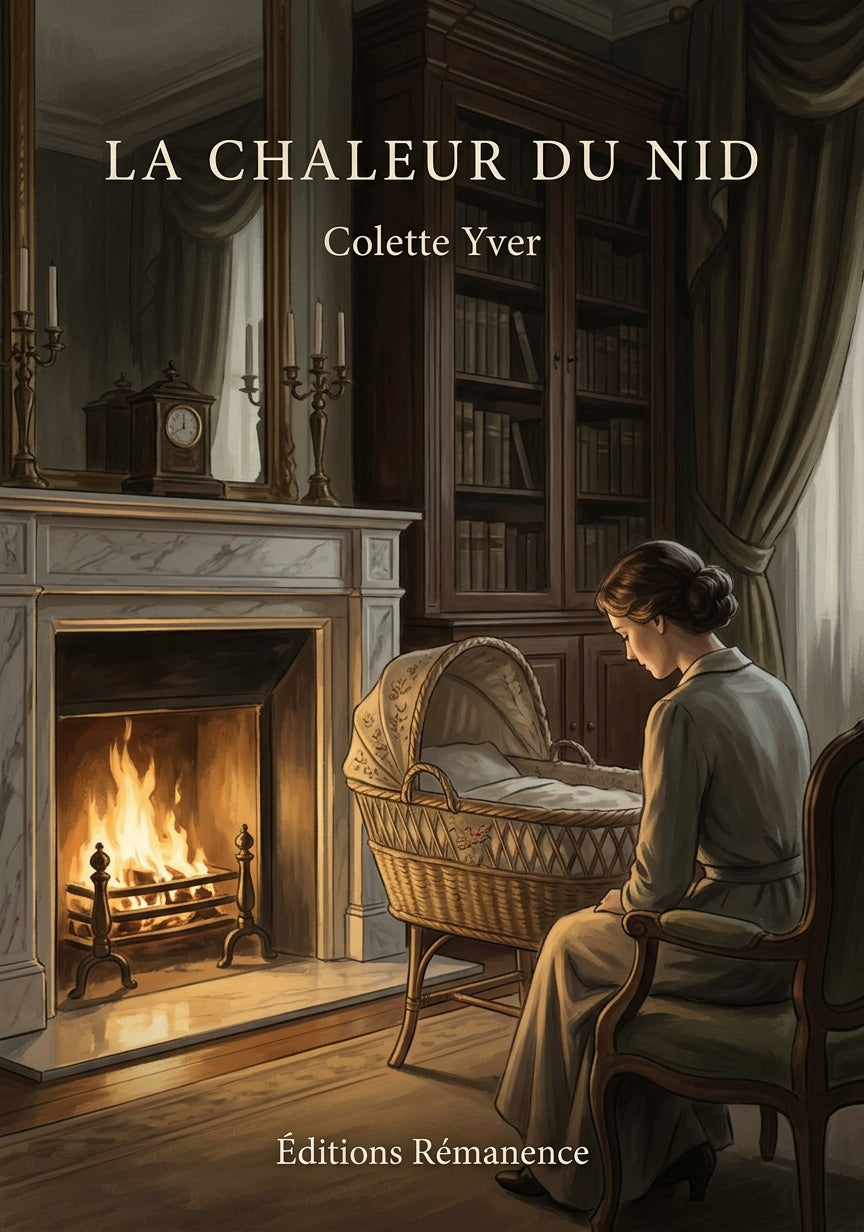 Livre La Chaleur du nid par Colette Yver - Couverture - Editions Remanence