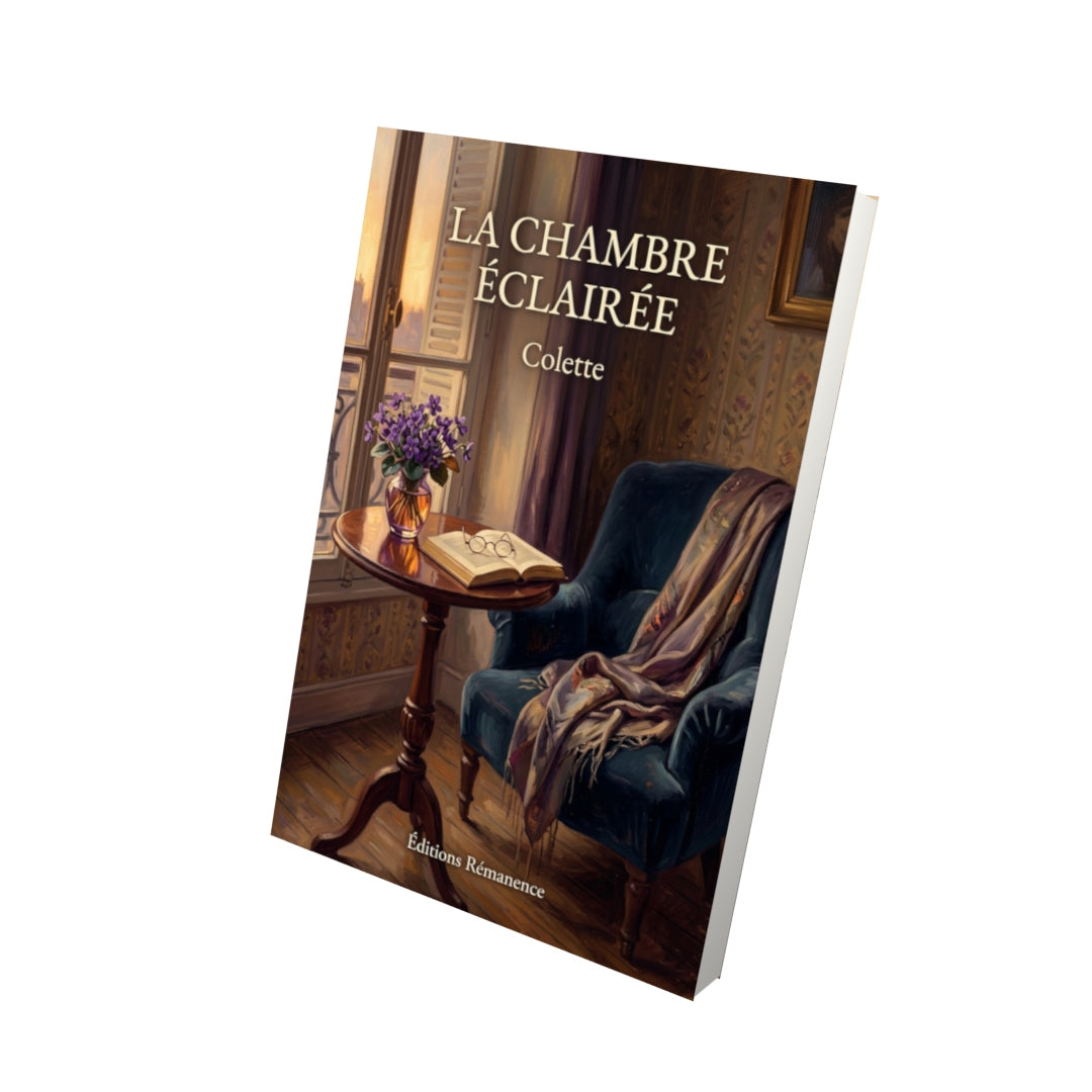 Livre La Chambre éclairée par Colette - Vue 3D - Editions Remanence