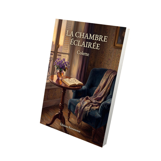 Livre La Chambre éclairée par Colette - Vue 3D - Editions Remanence