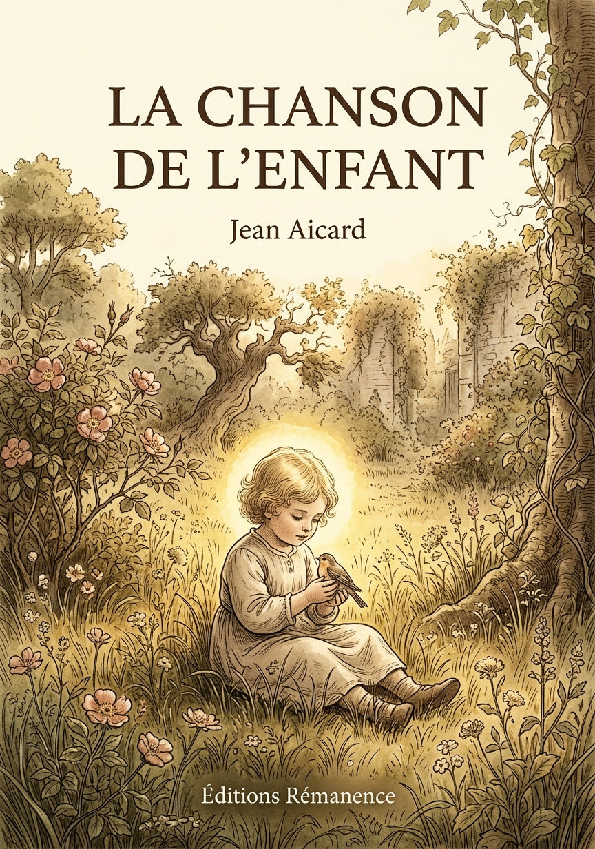 Livre La Chanson de l’enfant par Jean Aicard - Couverture - Editions Remanence