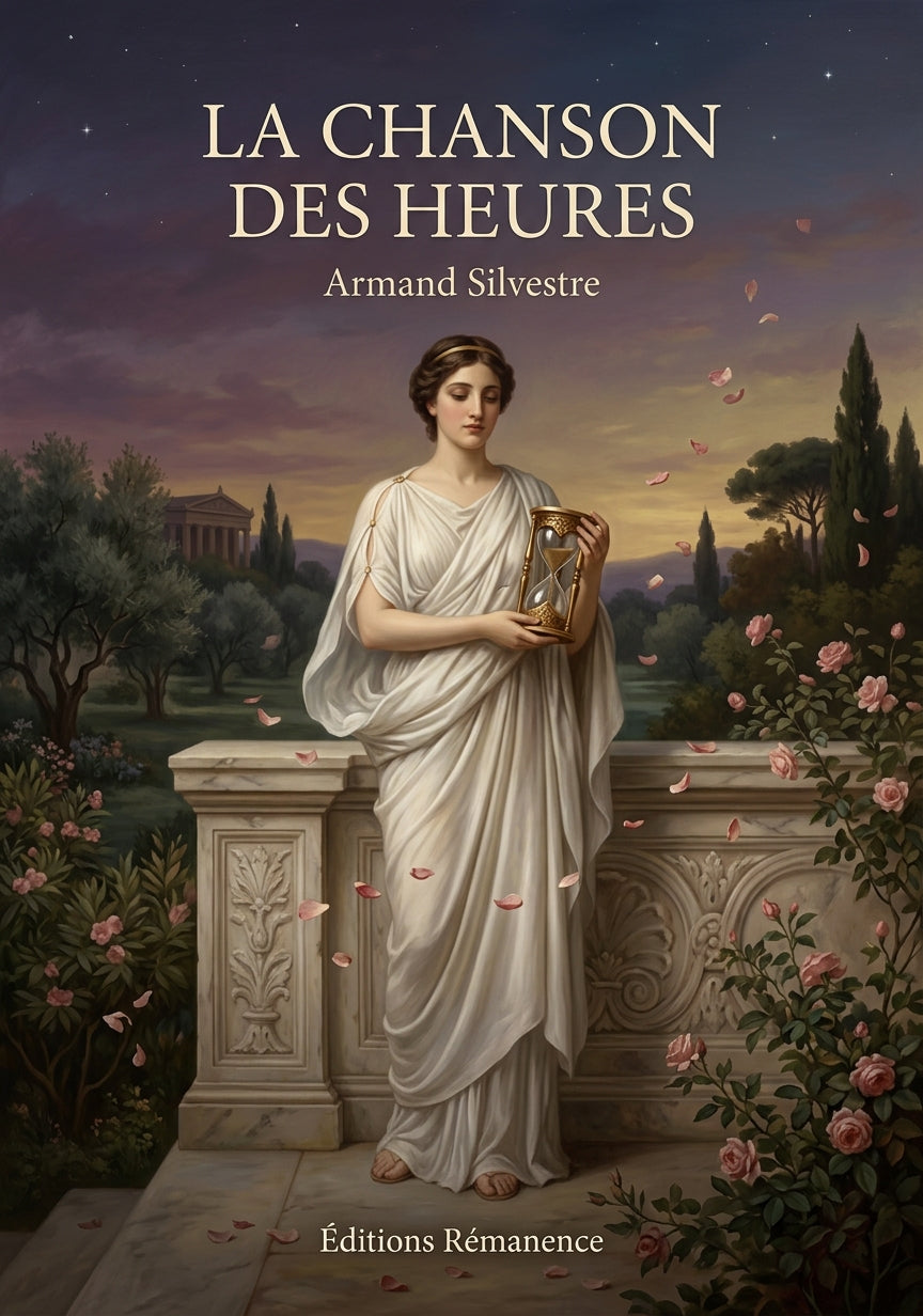 Livre La Chanson des heures par Armand Silvestre - Couverture - Editions Remanence